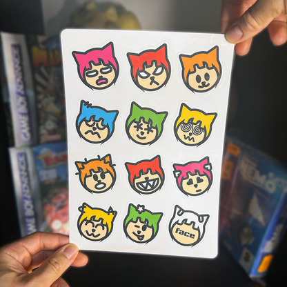 XPRESSIONS01 Sticker Sheet